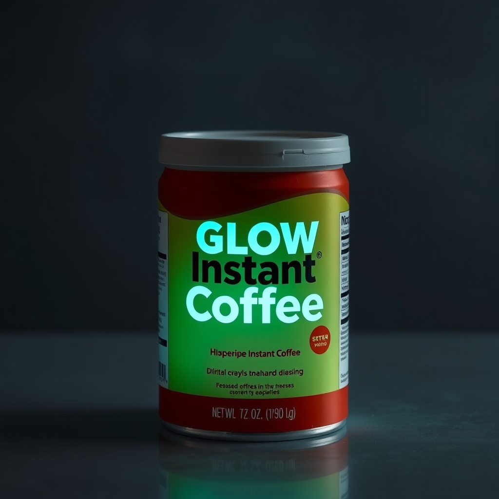 Glow-In-The-Dark Instant Coffee