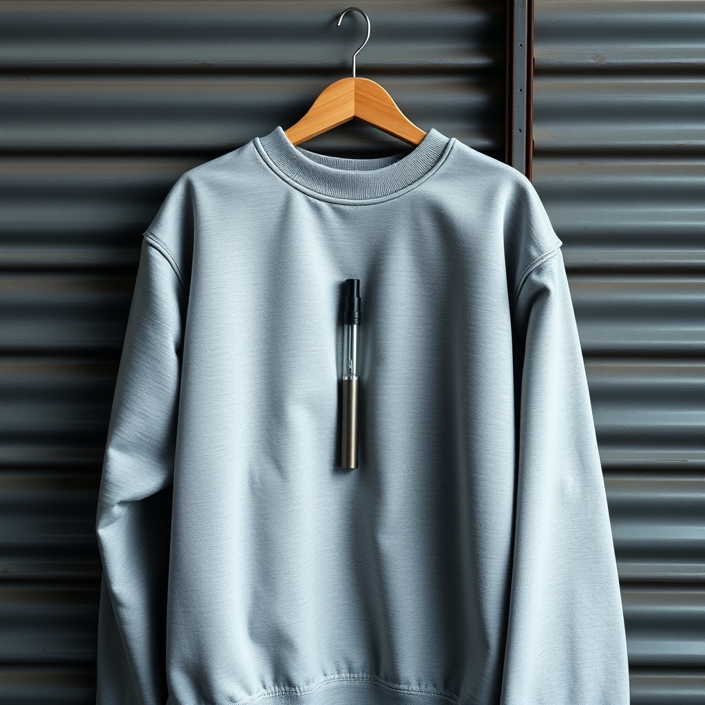A Sweatshirt With A Hidden Vape Tube So You Can Vape Anywhere Discreetly