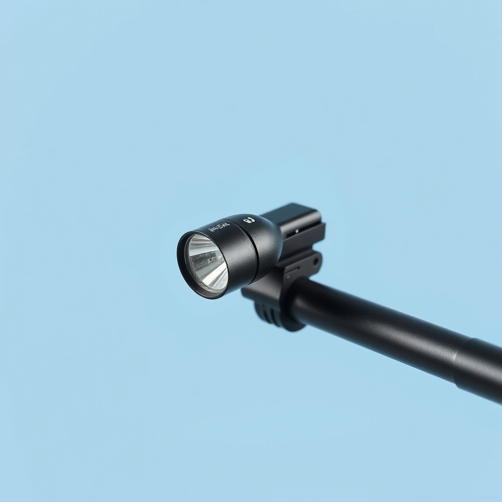 A Bike Addon That Allows You To Attach A Flashlight As A Headlight