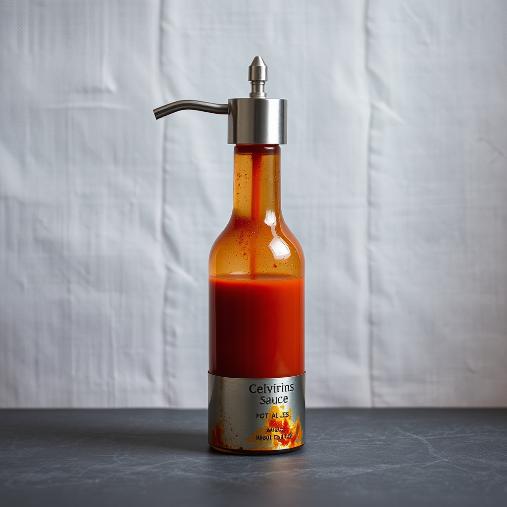 Professional Anal Hot Sauce Dispenser For Kitchens