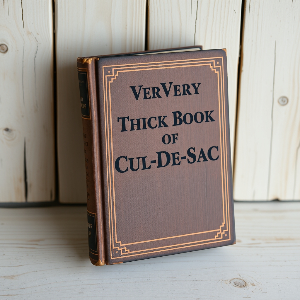 Very-Very Thick Book Of Cul-De-Sac