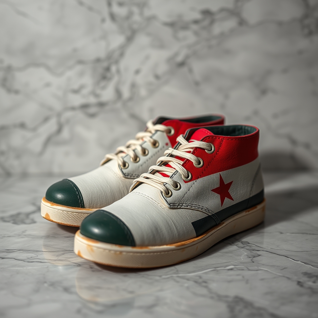 Syrian Flag Shoes