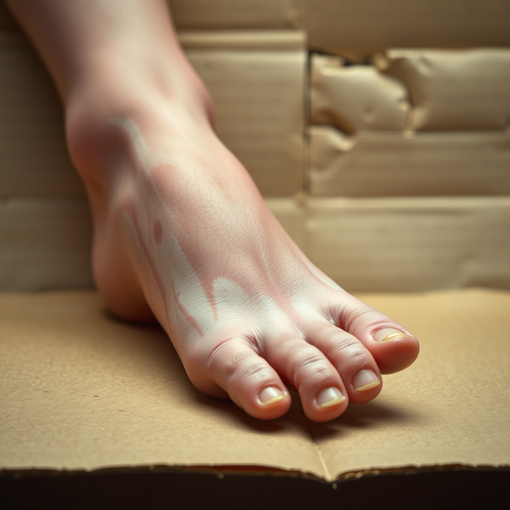 A Foot Shaped Dildo That Can Grow Its Toes