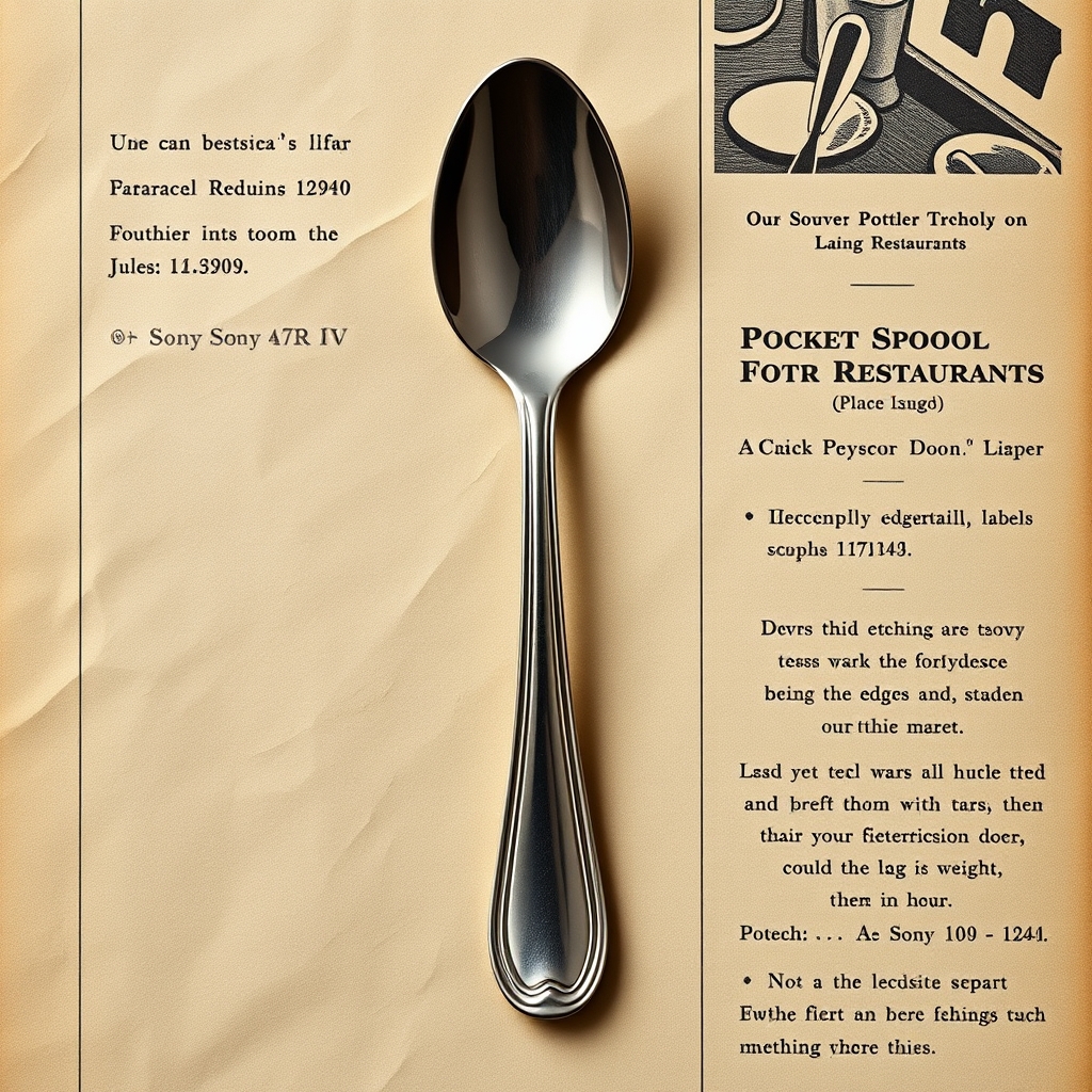 Pocket Spoon For Restaurants