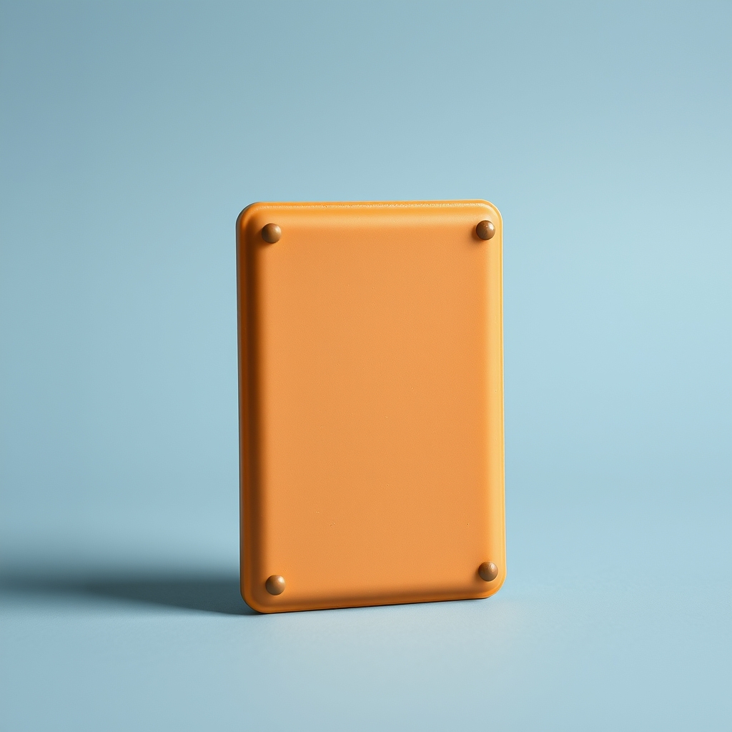 Une Porte De Placard En Caramel