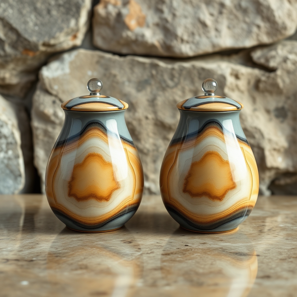 Reverse Osmatic Salt & Pepper Pots