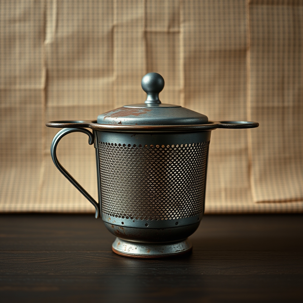 Retrofitted Tea Strainer