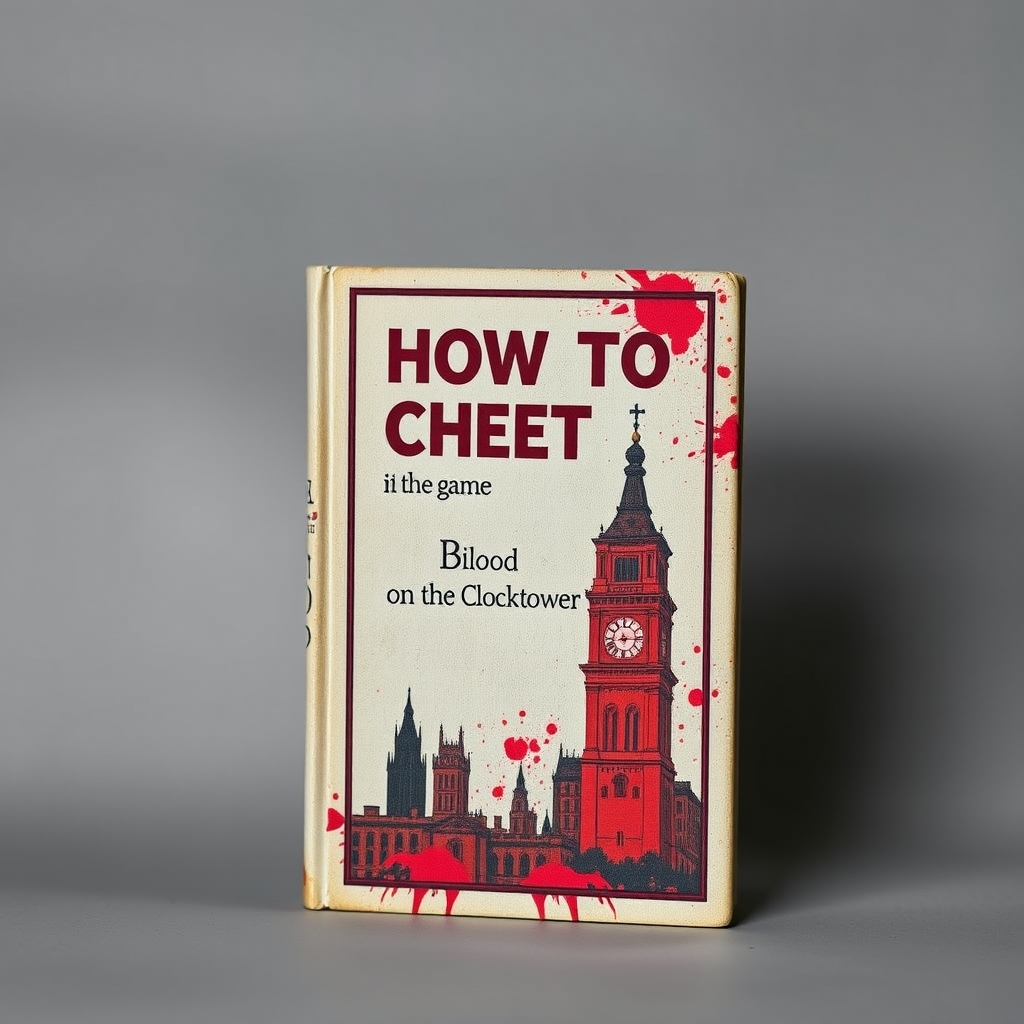A Book With Colourful Graphical Cover On How To Cheat In The Game Blood On The Clocktower