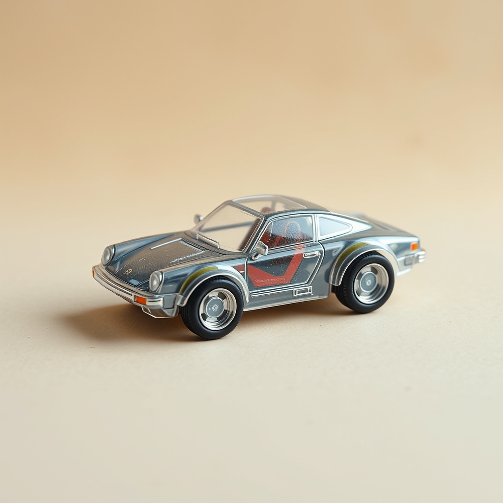 Anti-Gravity Translucent Space Car