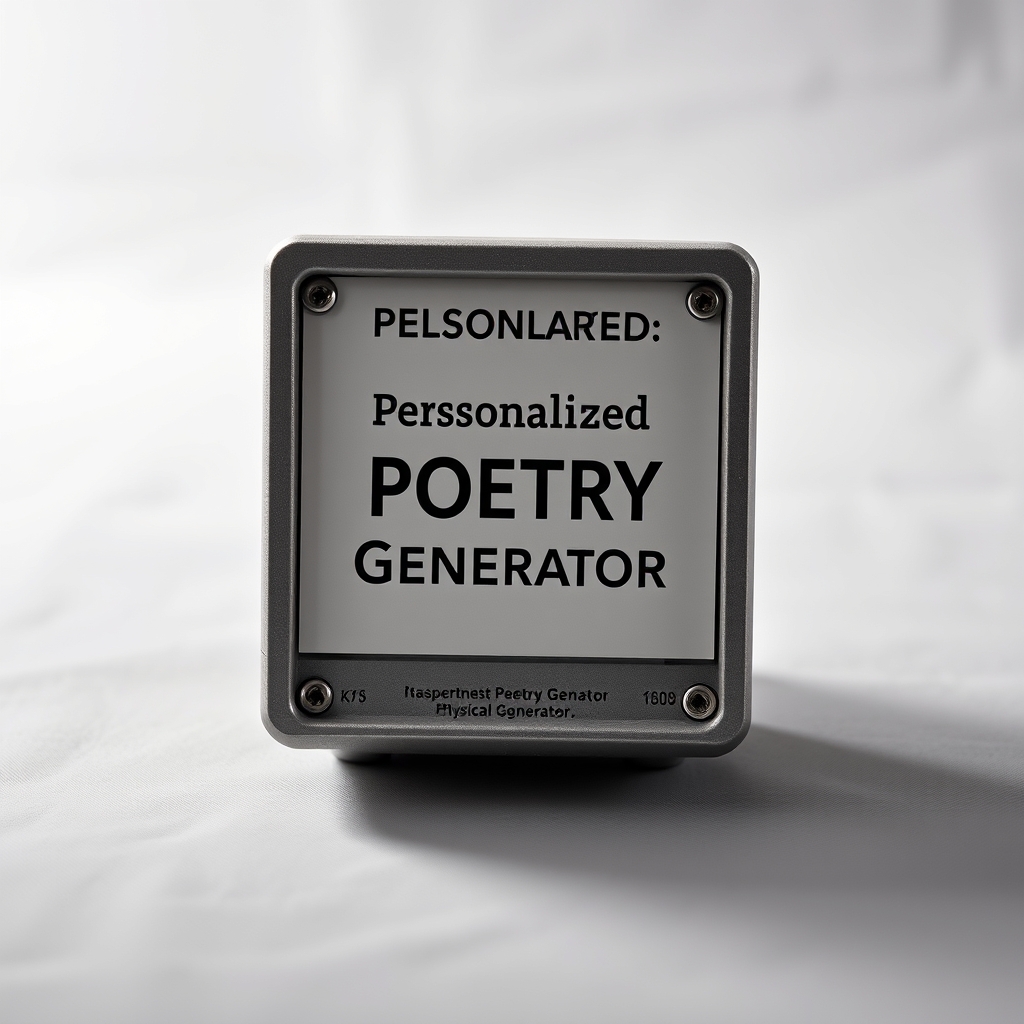 Personalized Poetry Generator