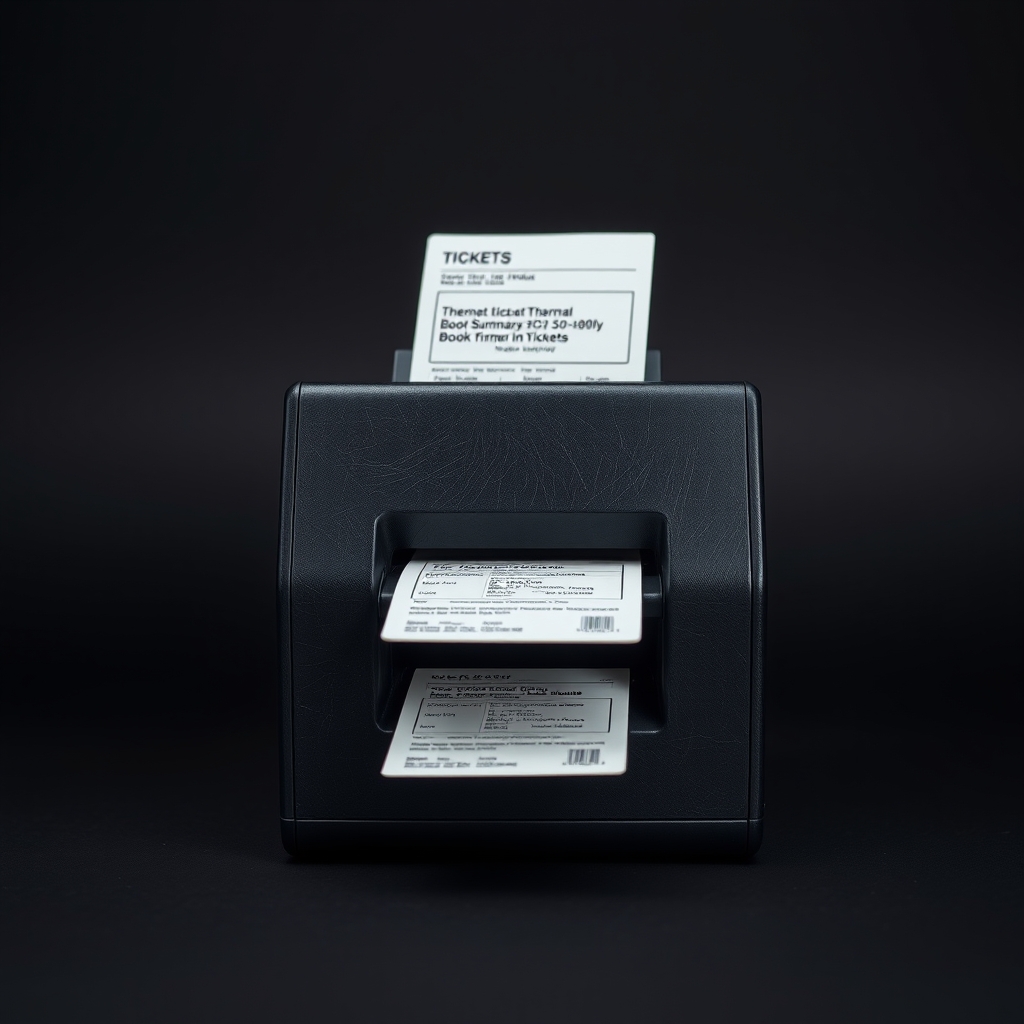 Thermal Ticket Printer That Prints Book Summaries In Tickets