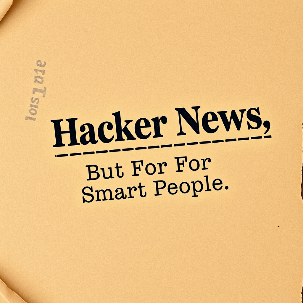 Hacker News, But For Smart People